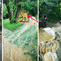 VIDEO Jaka kiša i tuča u Gornjim Mikulićima: 'Poplavile su ceste'