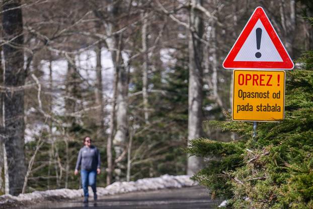 Zagreb: Posljedice olujnog nevremena na Sljemenu