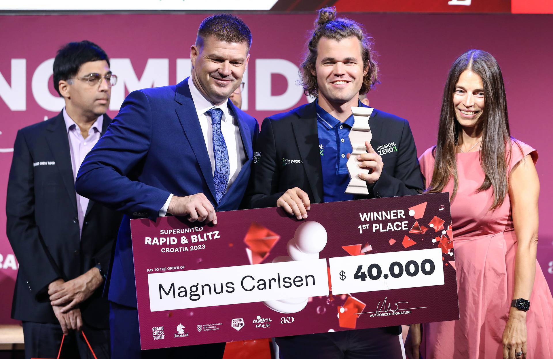 Zagreb: Magnus Carlsen pobjednik je SuperUnited Croatia Grand Chess Toura