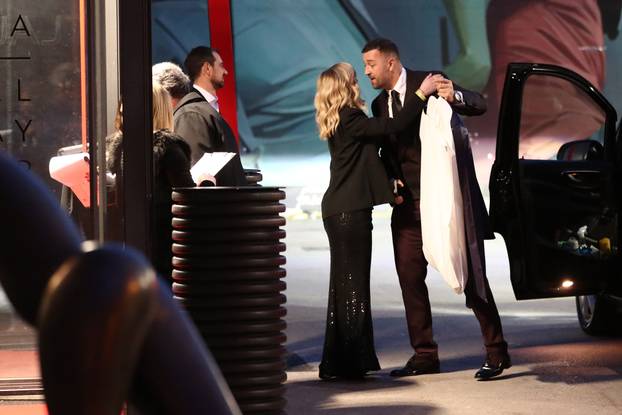 Zagreb: Vjenčanje Sandre Perković i Edisa Elkasevića u Laubi