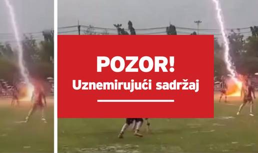 &Scaron;OKANTAN VIDEO Nogometa&scaron; (24) poginuo od udara munje