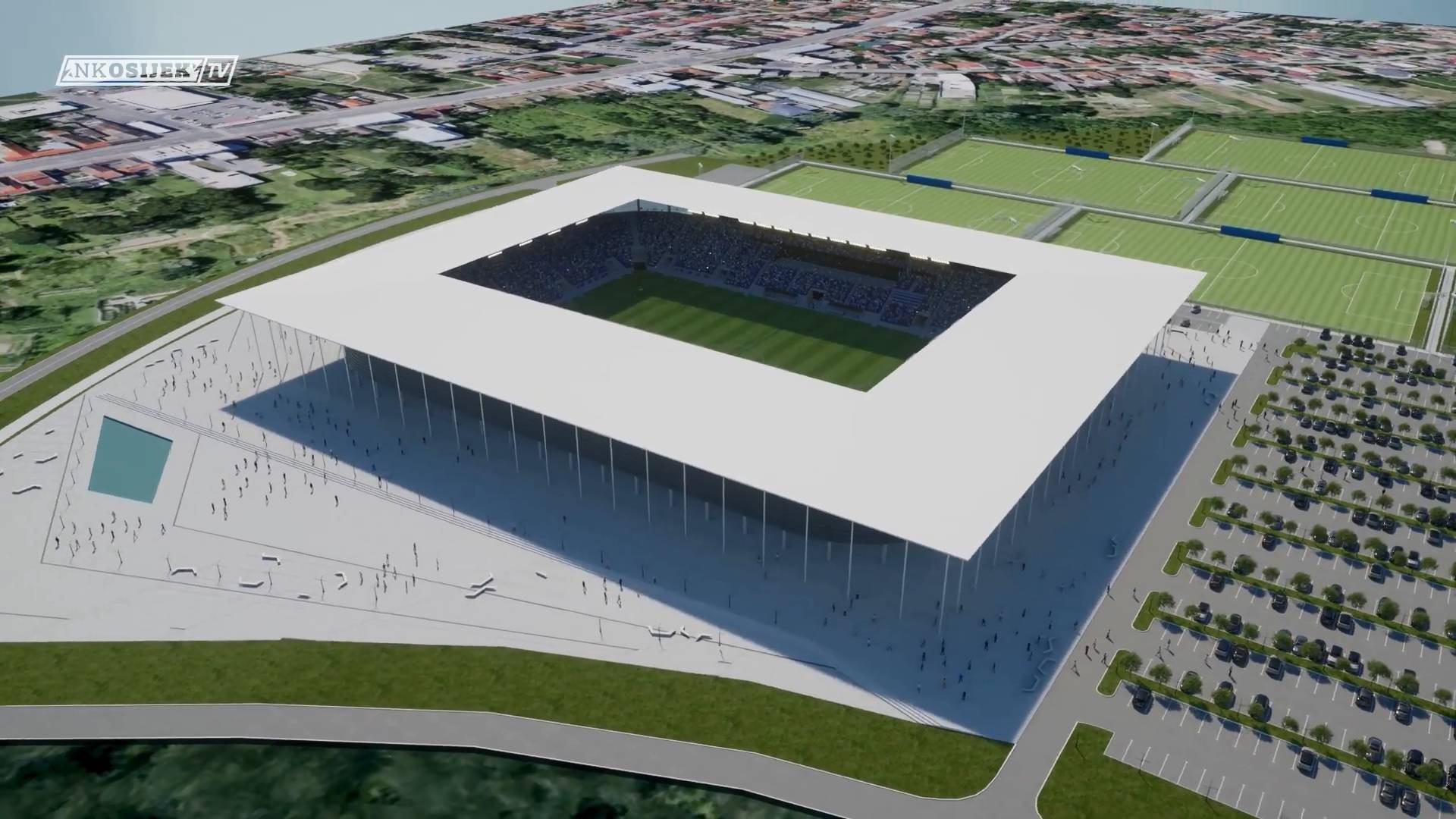 Spektakularan video! Osijek je objavio izgled novog stadiona