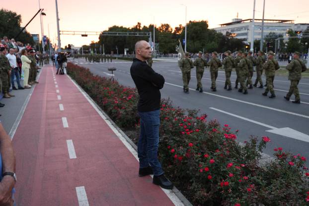 Zagreb: Generalna proba svečanog vojnog mimohoda
