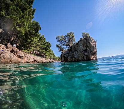 FOTO Brela: Plaža Punta Rata jedan je od simbola Hrvatske