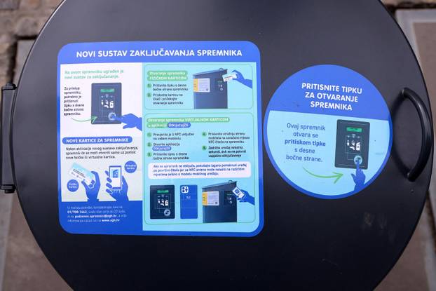 Zagreb: Novi sustav zaključavanja spremnika na početku Ilice