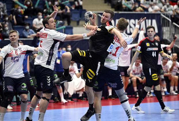 EHF 2022 Men's European Handball Championship - Main Round - Germany v Norway