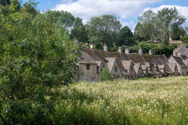 Arlington Row Cottages in Bibury the Cotswolds Gloucestershire