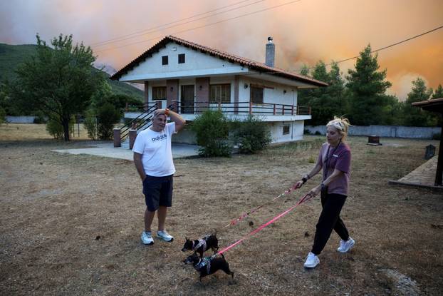 Wildfire in Krio Pigadi
