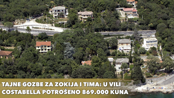 Tajne gozbe u vili za Zokija i Tima: Spiskali 869.000 kuna