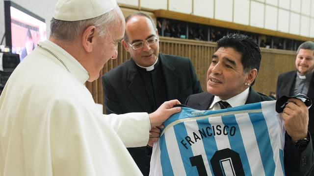 Vatikan: Papa Franjo ugostio je velike svjetske nogometne zvijezde
