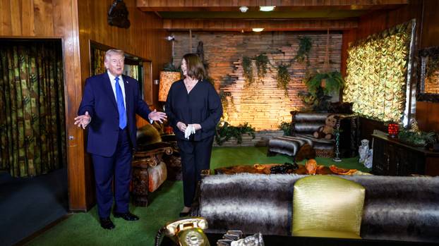 U.S. President Donald Trump visits Graceland, the home of Elvis Presley, in Memphis