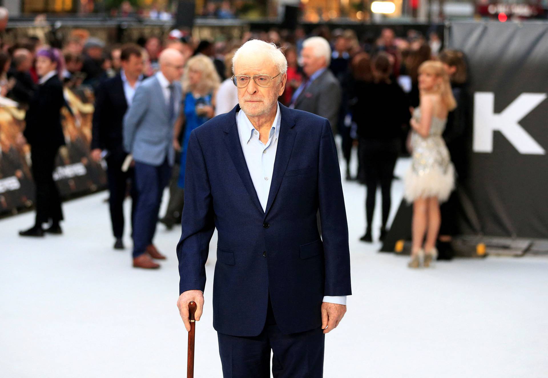 FILE PHOTO: Actor Sir Michael Caine arrives at the world premiere of King of Thieves in London