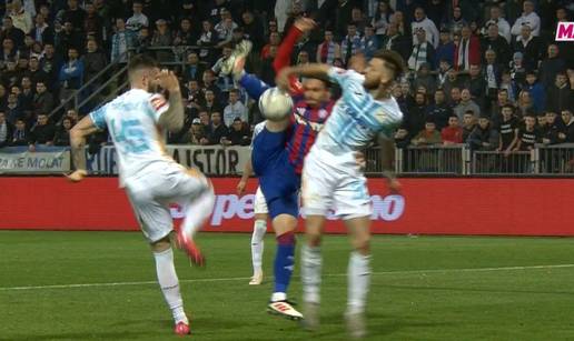 VIDEO/ANKETA Hajdukovci su se bunili i tražili penal. Je li bio?