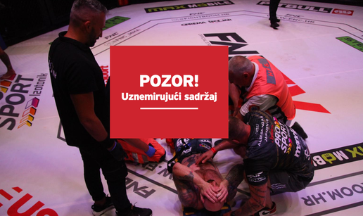 Užas u ringu u Puli: MMA borcu gotovo je otpao nožni palac!