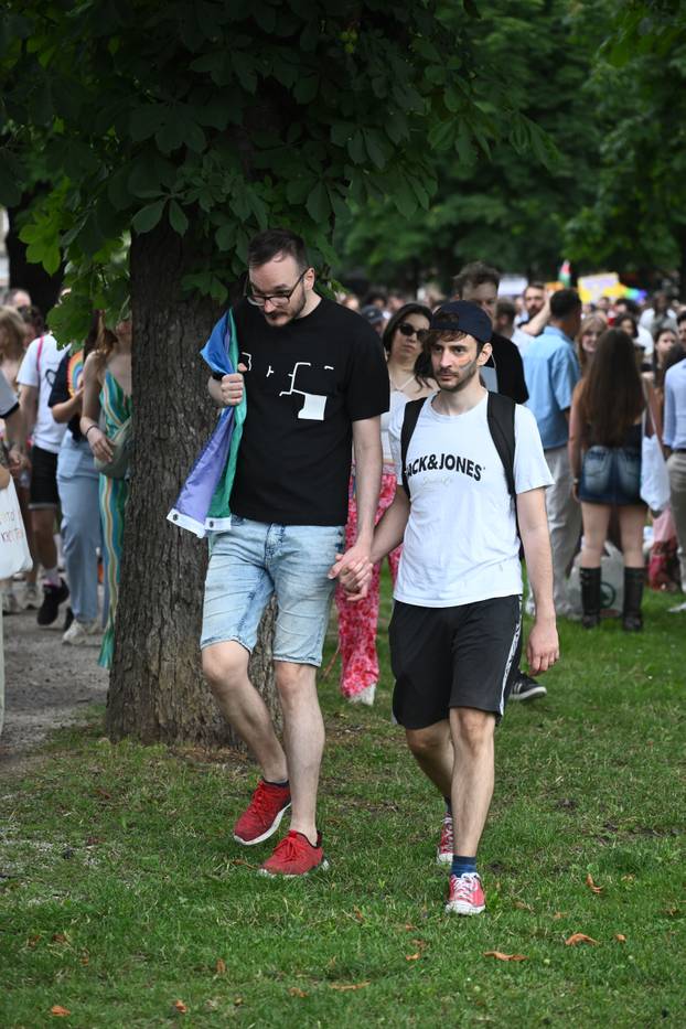 Zagreb: Povorka ponosa stigla u Park dr. Franje Tuđmana