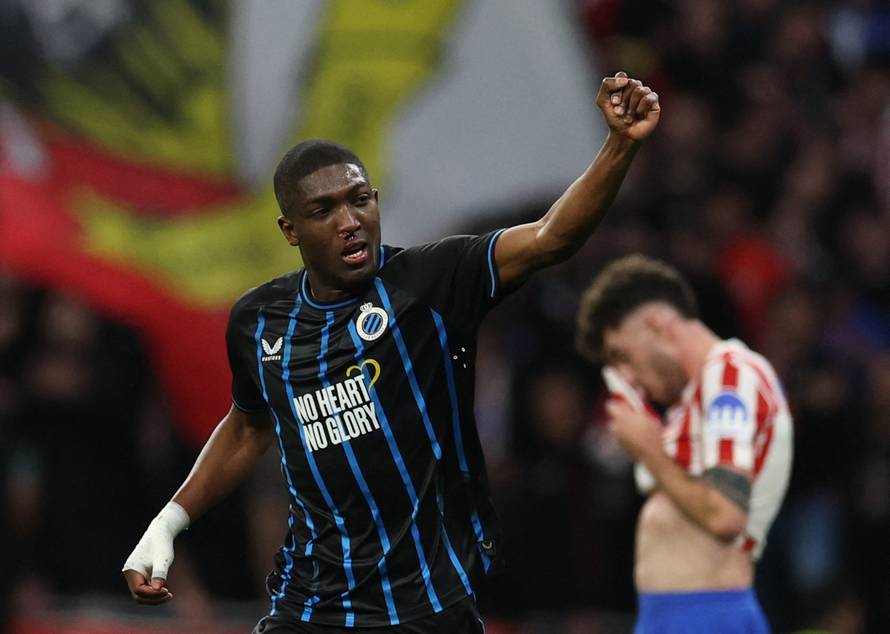 UEFA Champions League - Play Off - Second Leg - Atletico Madrid v Club Brugge