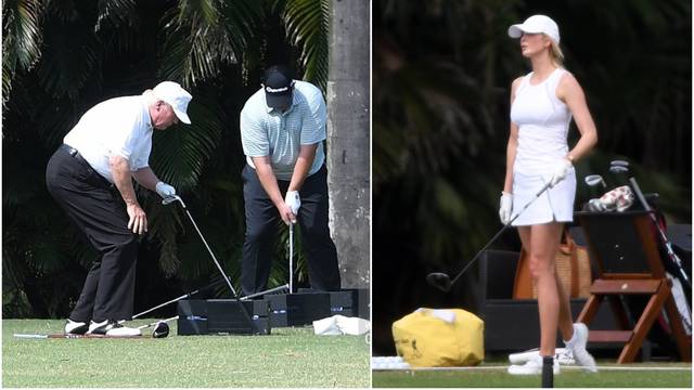 Penzionerski dani Trumpovih na Floridi: Donald konstantno igra golf, a pridružila mu se i Ivanka