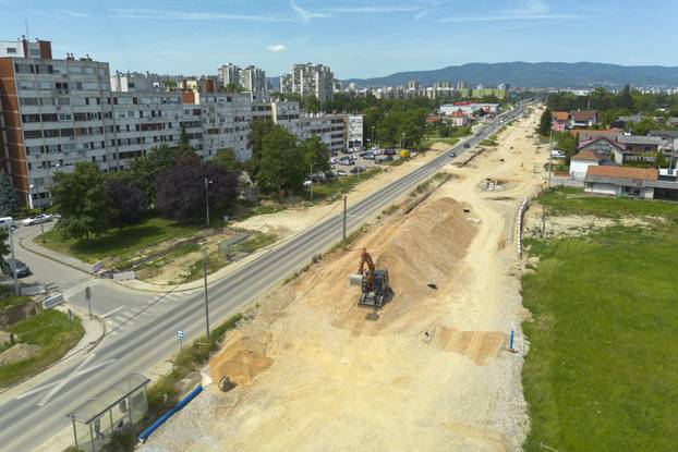 Zagreb: Radovi u Sarajevskoj snimljeni iz zraka