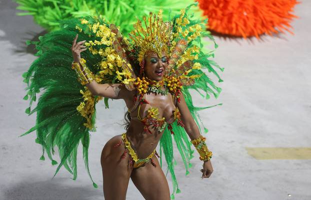 Carnival magic descends on Rio as first night of elite samba schools lights up the Sambadrome, in Rio de Janeiro