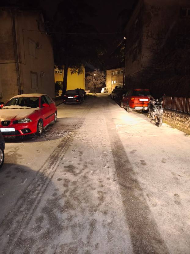 FOTO Smrznuti Knin: Pucaju stabla i grane, putnici satima zaglavljeni u vlaku...