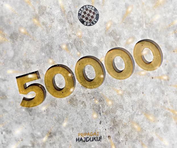 50.000 članova Hajduka