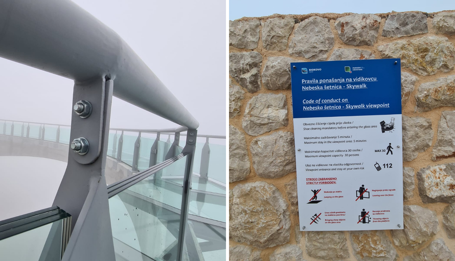 Projektant konstrukcije: 'To je vidikovac, nije ni zamišljeno da se po njemu šeta i skida šarafe'