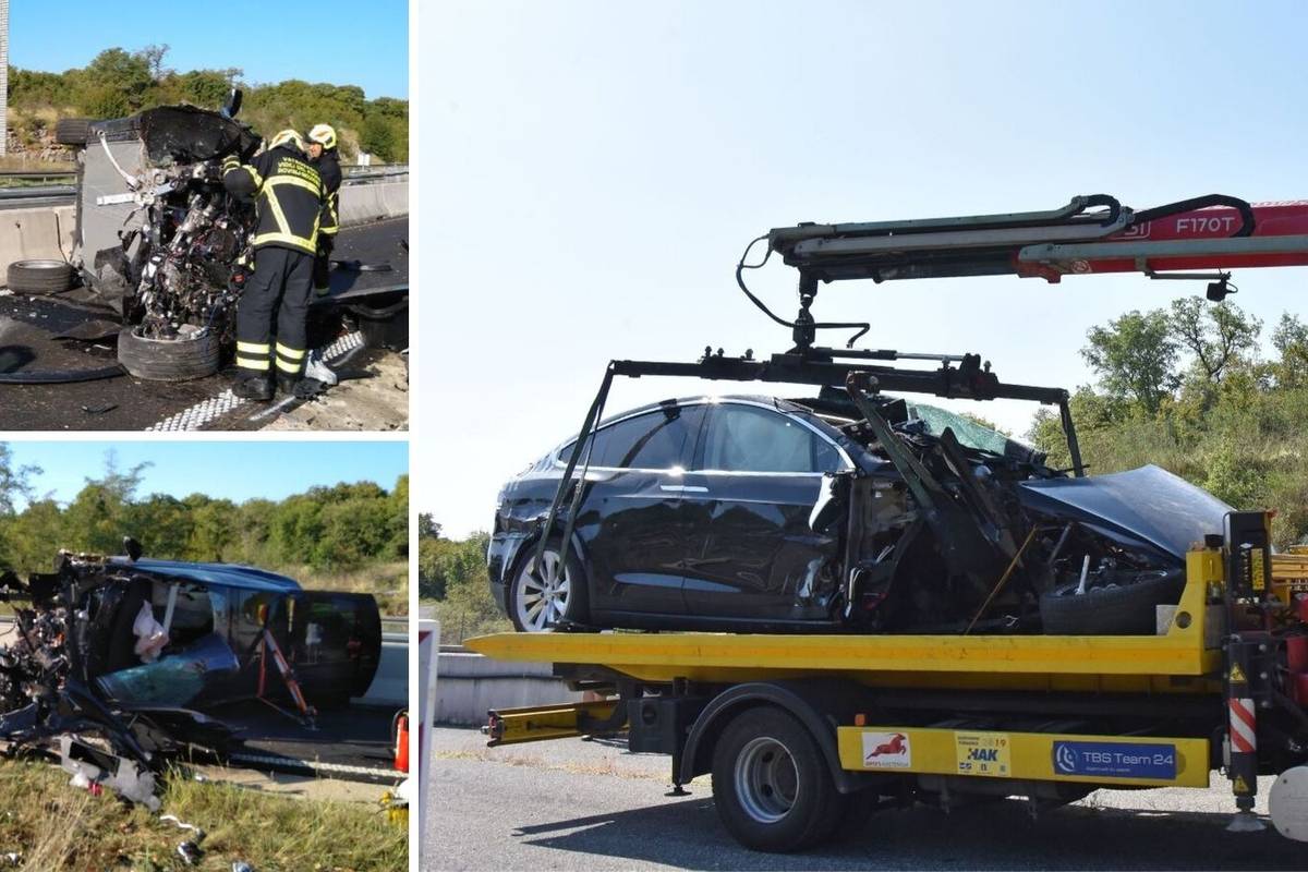 Pretjecao pa se zabio u ogradu: Zdrobio Teslu od 880.000 kuna