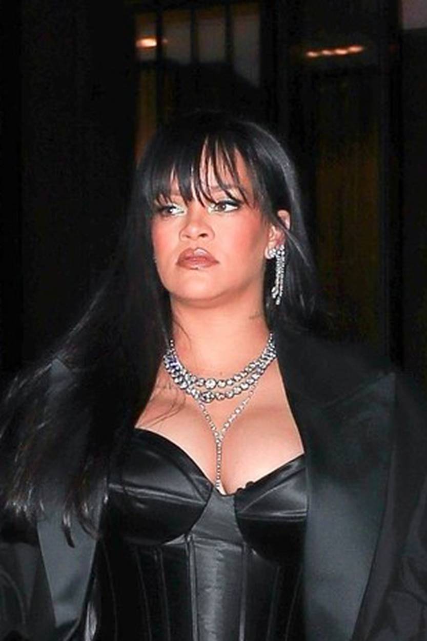 *EXCLUSIVE*  Rihanna puts on a sexy display as she steps out to meet ASAP Rocky at his event in NYC!