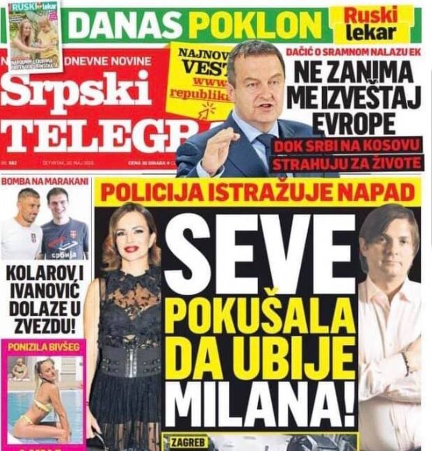 Seve: Milan me zove ubojicom Milan: Igor je ostavio napravu