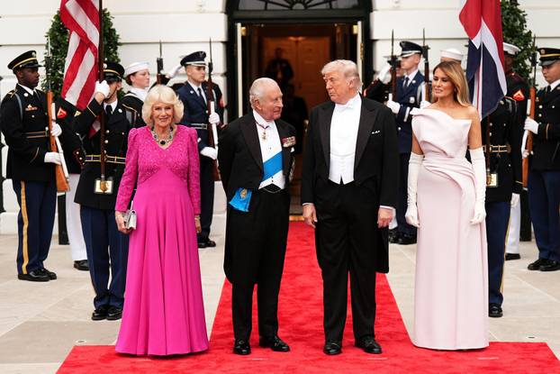 Britain's King Charles and Queen Camilla in the United States for state visit