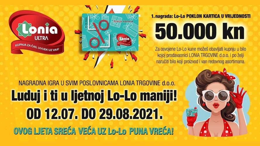 Ovog ljeta sreća veća uz Lo-Lo puna vreća!