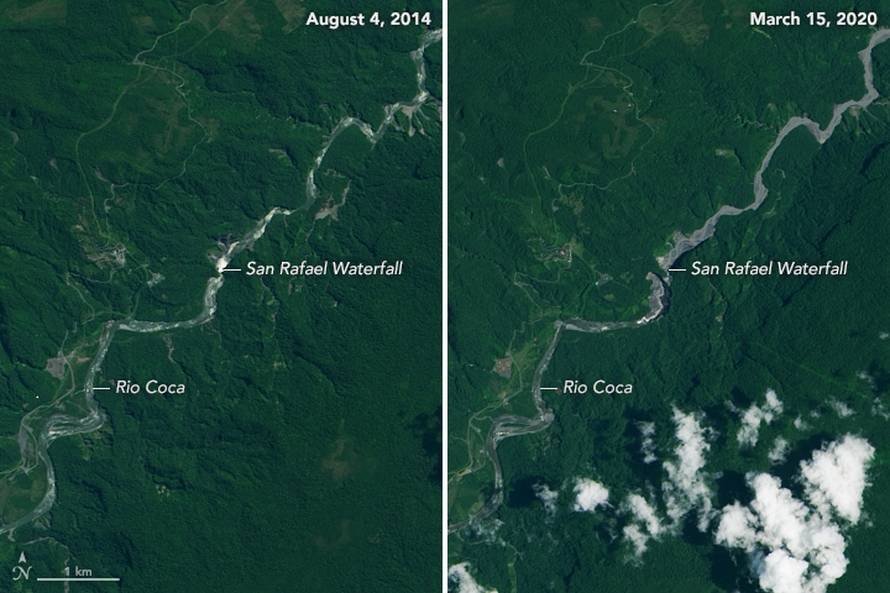 Nestao najveći ekvadorski vodopad San Rafael od 45 m