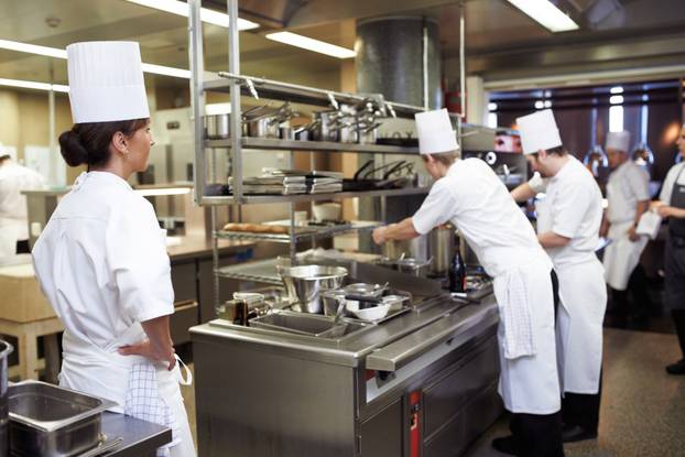 Chef,,Staff,And,Cooking,Professional,In,Kitchen,For,Evaluation,Of