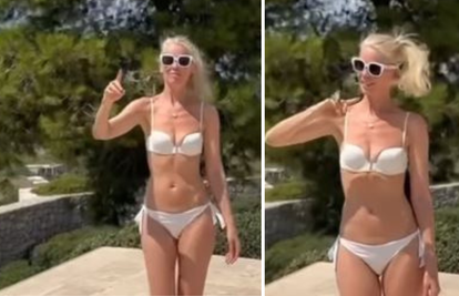 Claudia Schiffer proslavila 54. rođendan u bijelom bikiniju