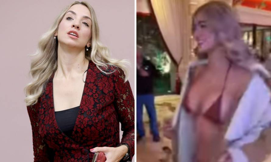 FOTO Kratka crvena haljina i srebrne štikle: Pogledajte slike nesuđene županice u Puli...