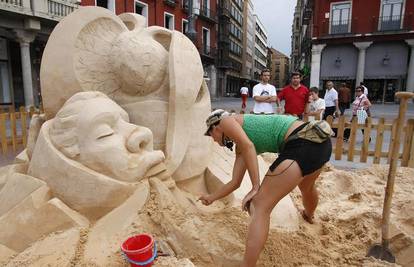 Pješčane skulpture za turiste u Španjolskoj