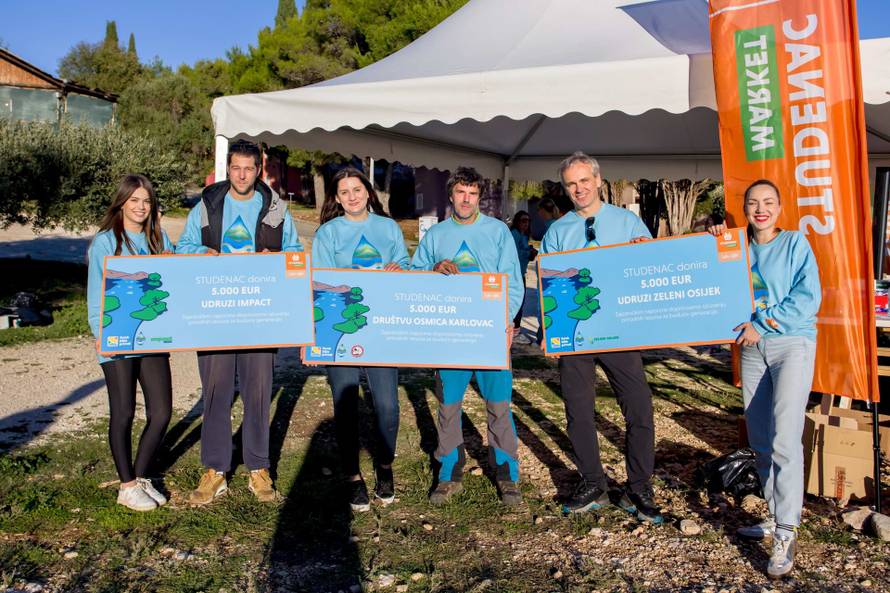 Studenac na novoj ekološkoj akciji donirao dodatnih 15 tisuća eura partnerskim udrugama