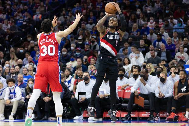 NBA: Portland Trail Blazers at Philadelphia 76ers