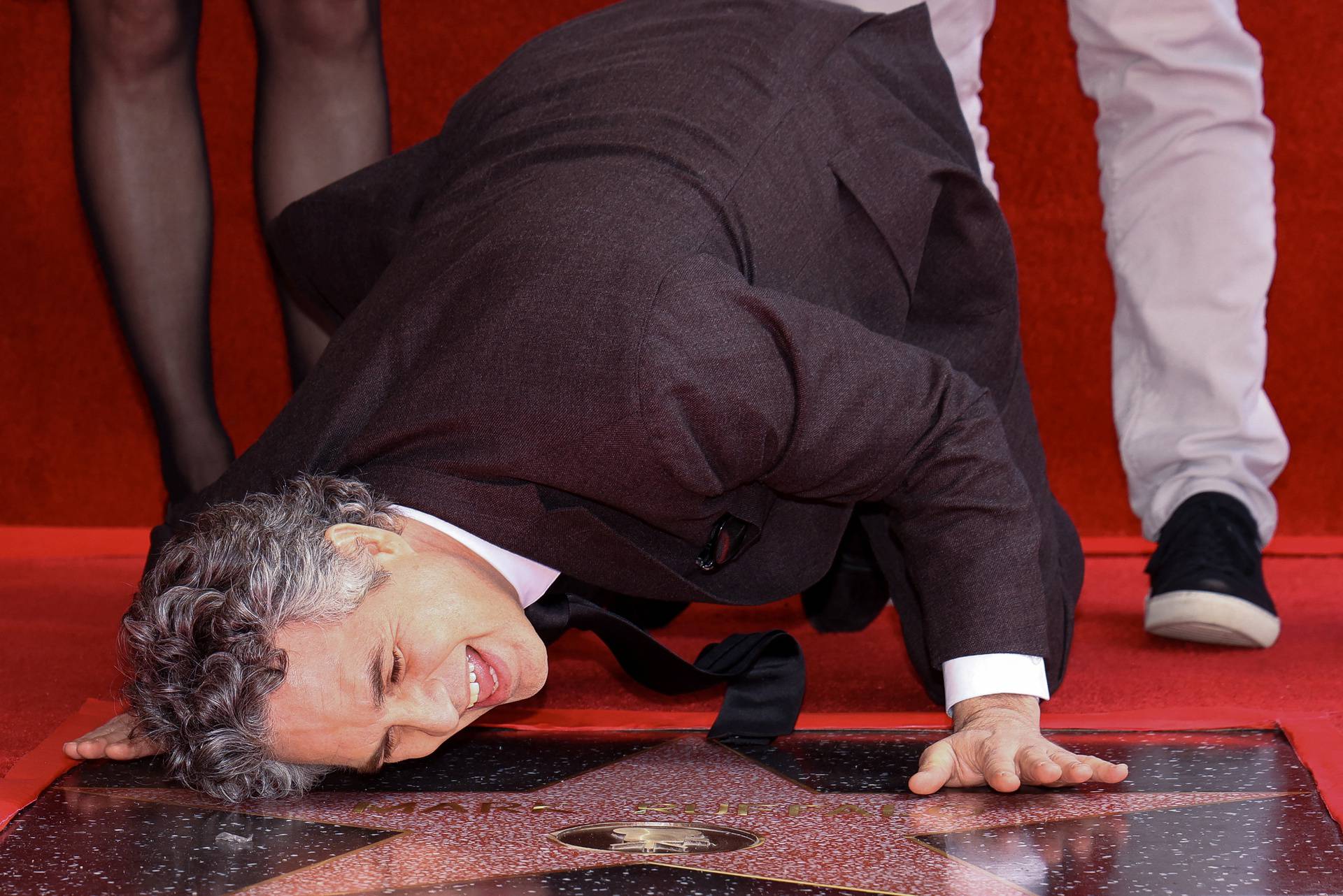 Actor Mark Ruffalo unveils his star on the Hollywood Walk of Fame in Los Angeles