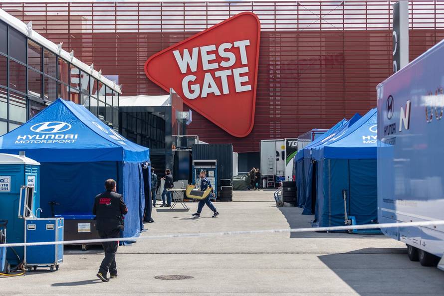 Zagreb: Pripreme i postavljanje servisnog parka uoči WRC Croatia Rallyja 2024. 