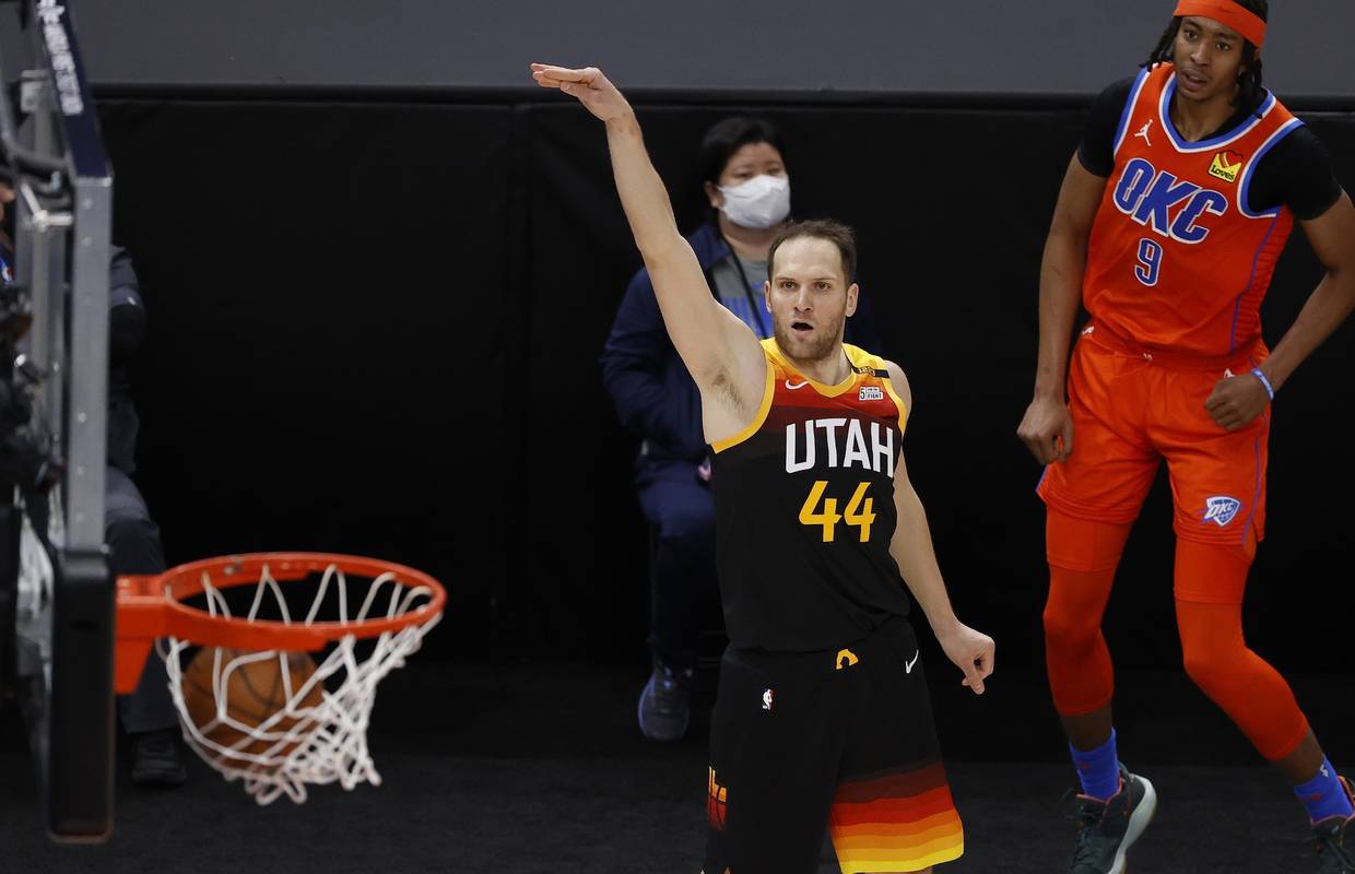 Utah u play-off s prvog mjesta: Bogdanović utrpao 18 koševa, Zubac dobio šest sekundi...