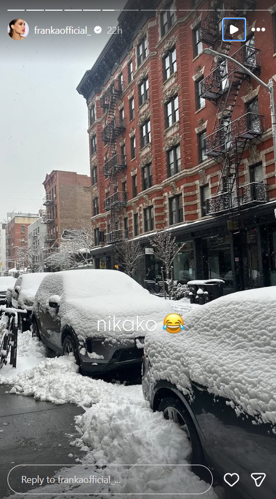 Zimski bijeg poznatog para: Franka Batelić i Vedran Ćorluka uživaju u snježnom New Yorku