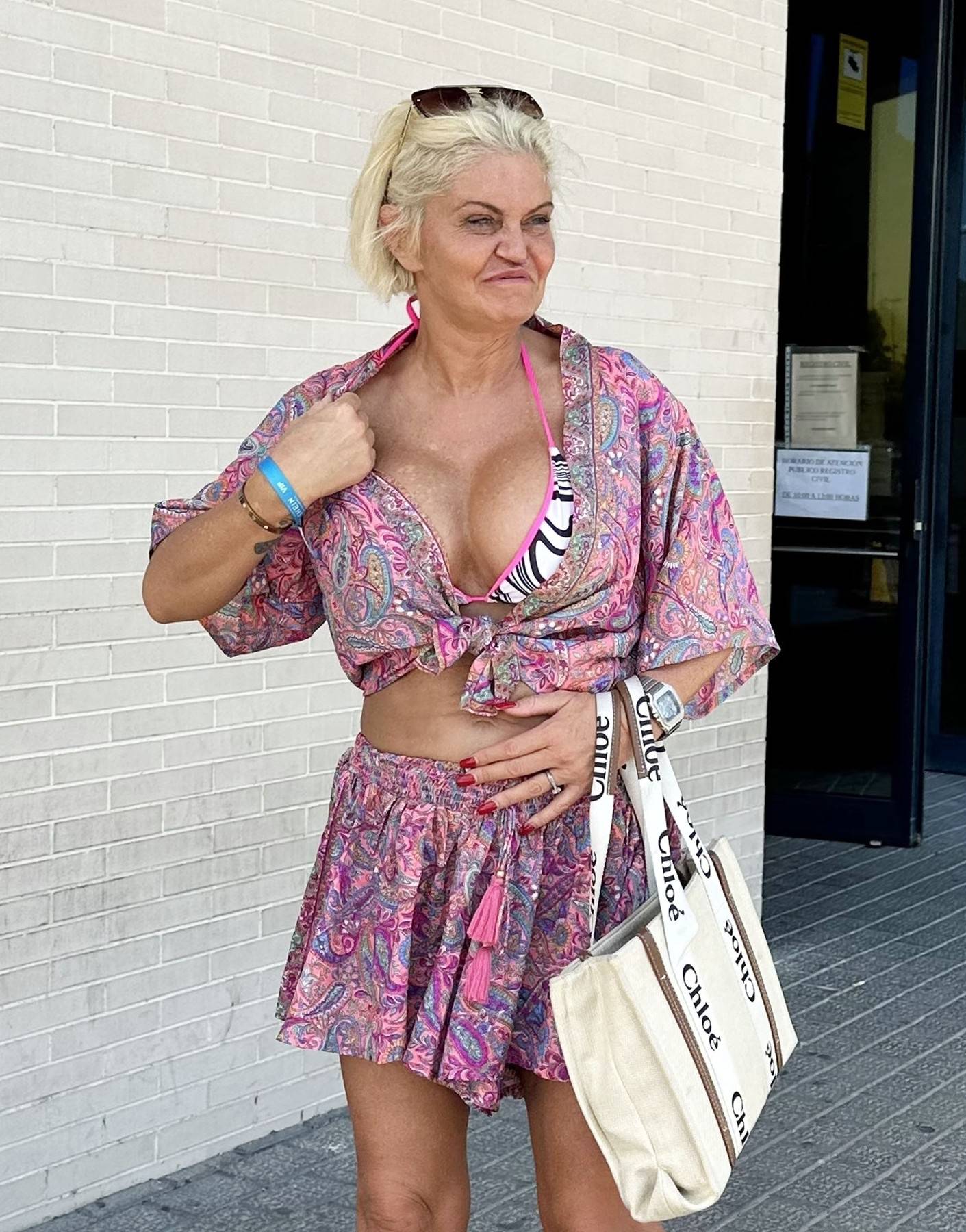 *PREMIUM-EXCLUSIVE* MUST CALL FOR PRICING BEFORE USAGE - Former Eastenders actress Danniella Westbrook pictured leaving court in Spain after attending due to a fine for €30 euros which escalated to €3500 euros!!!
*PICTURES TAKEN ON 15/08/2023*