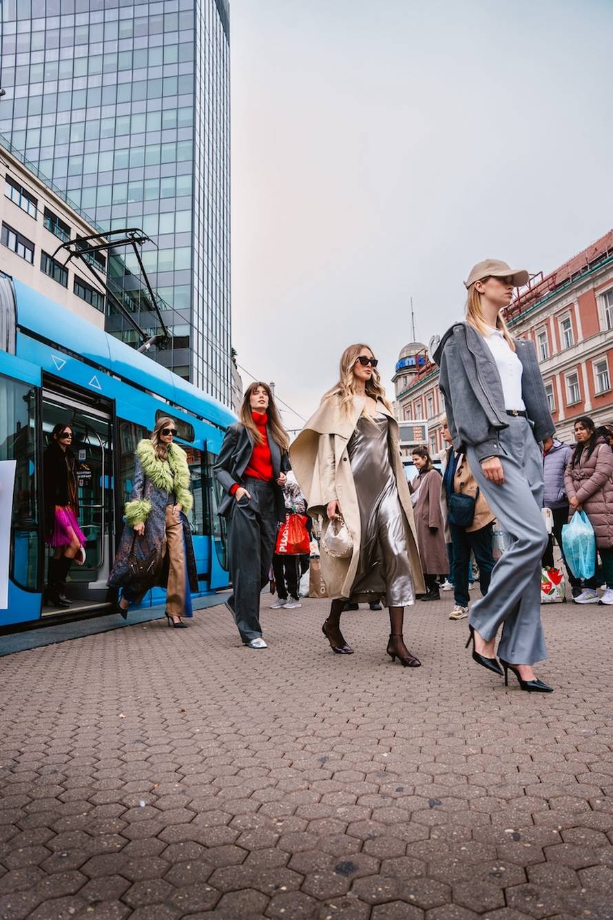 Modni spektakl na tračnicama: Zagrebački tramvaj postao glamurozna pista u pokretu