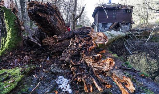 FOTO Nevrijeme je razorilo omiljeno zagreba&ccaron;ko izleti&scaron;te: 'Kao da je pro&scaron;ao tornado'