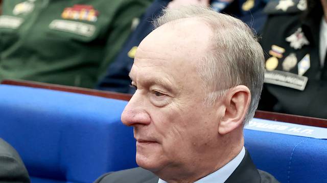 Russia's Security Council Secretary Patrushev attends a meeting of Defence Ministry Board in Moscow