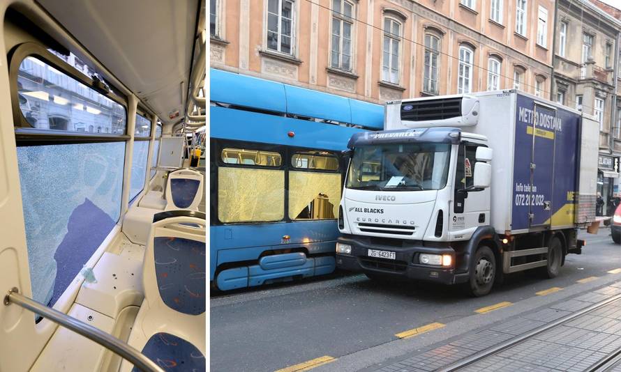 Sudarili se kamion i tramvaj u Zagrebu: 'Staklo je samo prsnulo, bilo ga je posvuda'