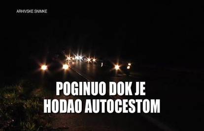 Hodao po autocesti, pokupio ga auto i na mjestu usmrtio