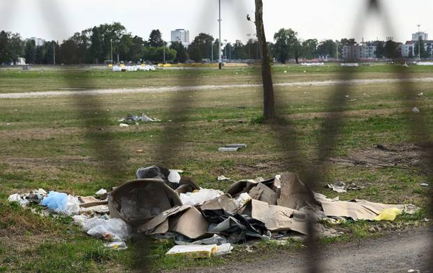 Zagreb: Nakon koncerta Thompsona još ima smeća oko Hipodroma