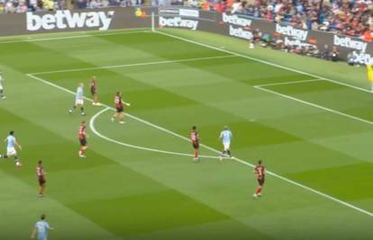 VIDEO Kovačić asistirao za jedan od golova sezone pa 'pocrvenio'